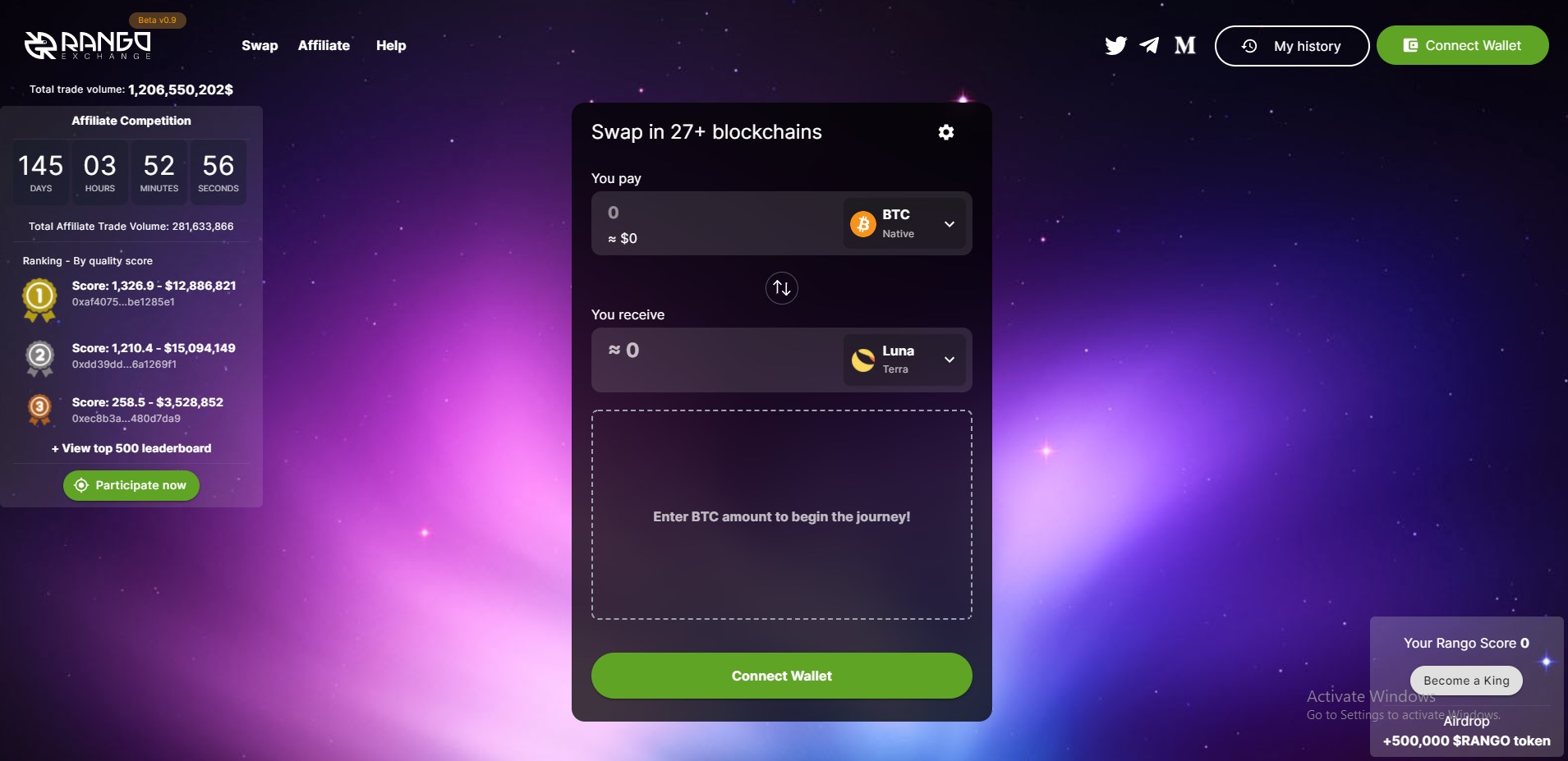 MultiChain DEX Aggregator
